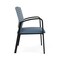 Lesro Newport Wide Guest Chair Metal Frame, Black, RS Rain Song Back, MD Titan Seat NP1201 - alternate 3